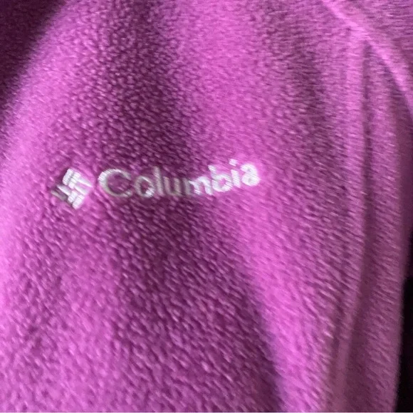 Columbia women’s s zip down purple sweater shirt size S - Picture 4 of 16